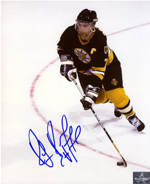 Ray Bourque Photos-Signed Boston Bruins Overhead 8x10