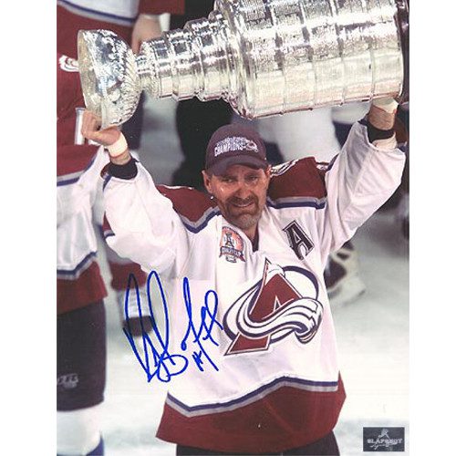 Ray Bourque Colorado Avalanche Signed 8x10 Cup Photo