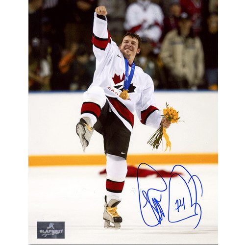 Theo Fleury Team Canada 2002 Signed 8x10 Photo