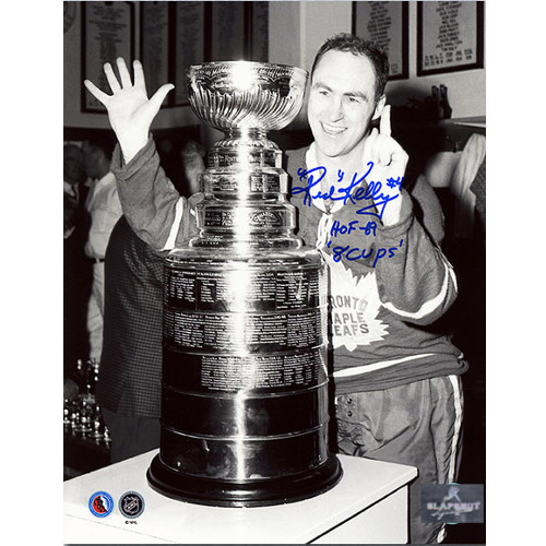 Red Kelly Stanley Cups Toronto Maple Leafs Signed 8x10 Photo