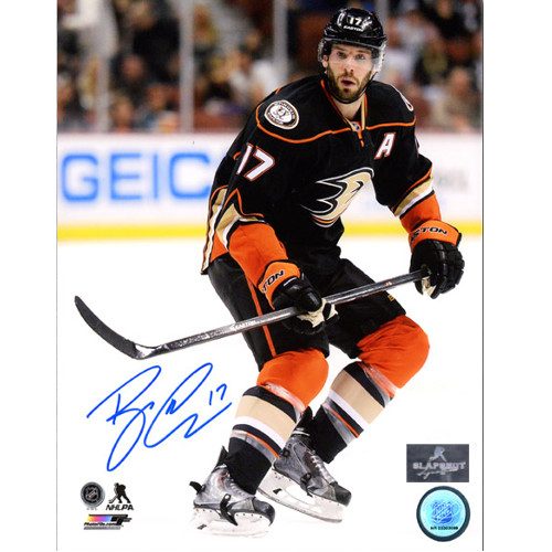 Ryan Kesler Anaheim Ducks Autographed Game Action 8x10 Photo