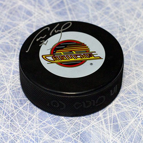 Cam Neely Signed Puck Vancouver Canucks