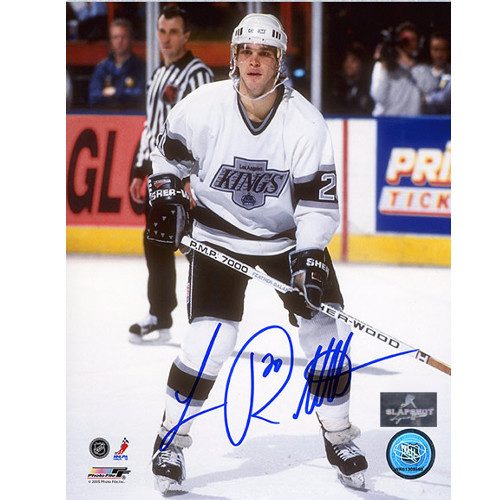 Luc Robitaille Autographed Photo-LA Kings 8x10