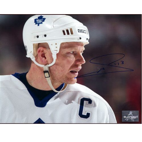 Mats Sundin Toronto Maple Leafs Signed Close-Up 8x10 Photo