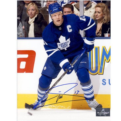 Mats Sundin Autograph Photo Toronto Maple Leafs Last Game as a Leaf