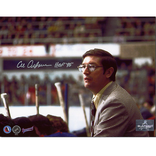 Al Arbour Coach-New York Islanders Signed 8x10 Photo