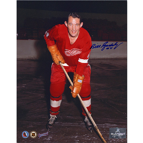 Bill Gadsby Detroit Red Wings Signed 8x10 Photo
