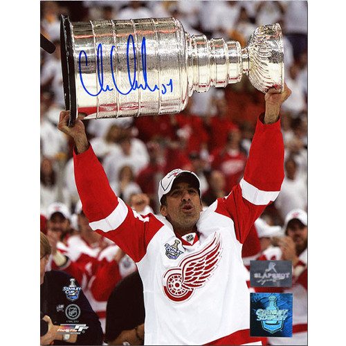 Chris Chelios Stanley Cup Detroit Signed 8x10 Photo