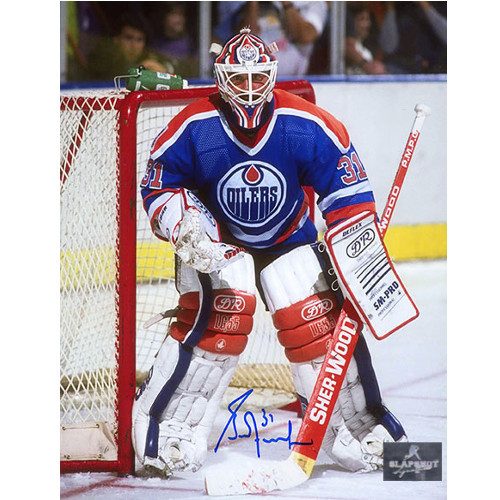 Grant Fuhr Goalie Edmonton Oilers Autographed 8x10 Photo