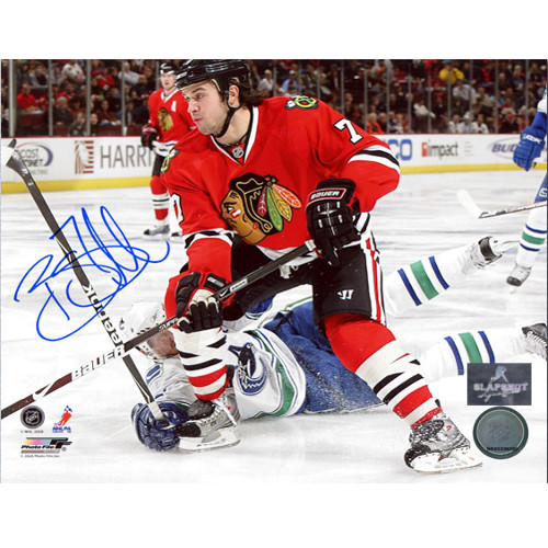 Brent Seabrook Autographed Picture Chicago Blackhawks 8x10