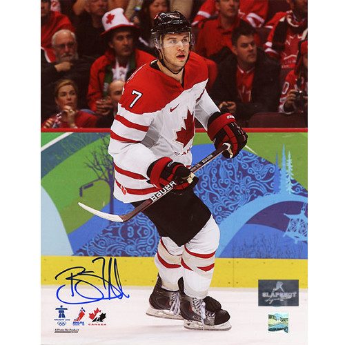Brent Seabrook Olympic Team Canada 2010 Signed 8x10 Photo
