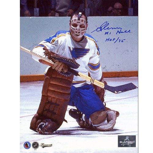 Glenn Hall St Louis Blues Signed Picture 8X10