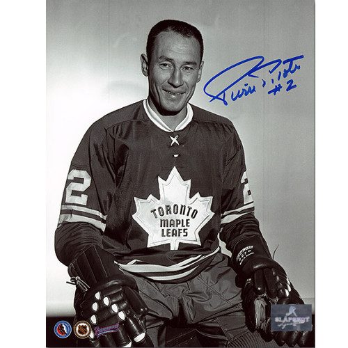 Pierre Pilote Signed Toronto Maple Leafs 8X10 Photo