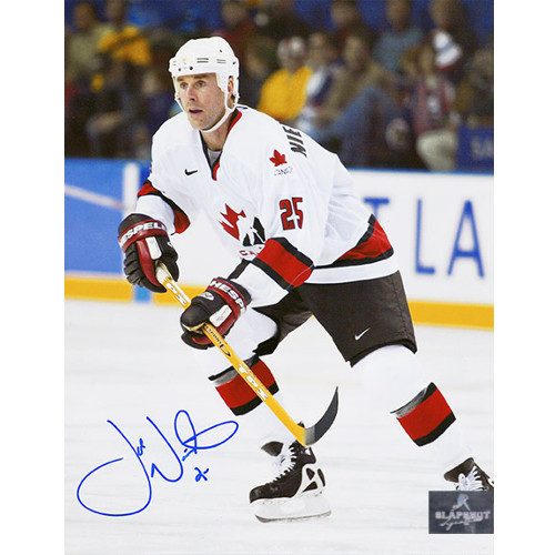 Joe Nieuwendyk Signed 2002 Team Canada 8X10 Photo