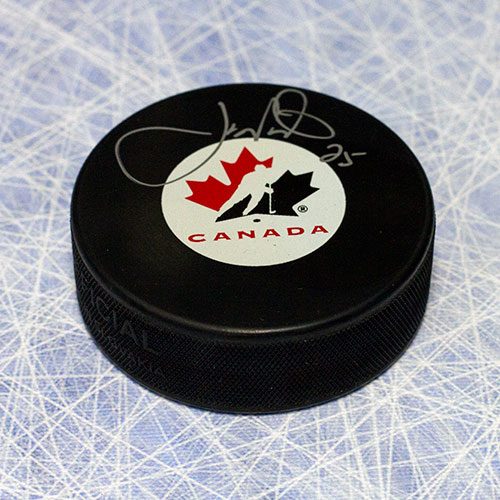 Joe Nieuwendyk Team Canada Signed Puck