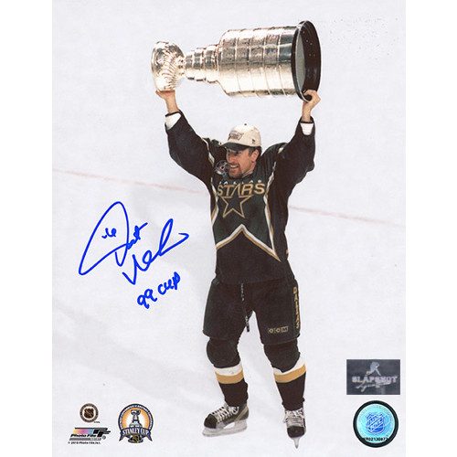 Pat Verbeek Stanley Cup Dallas Stars Signed 8x10 Photo