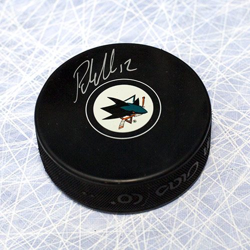 Patrick Marleau San Jose Sharks Autographed Hockey Puck