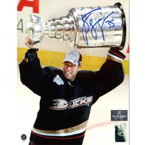 Jean Sebastien Giguere Stanley Cup Ducks Signed 8x10 Photo