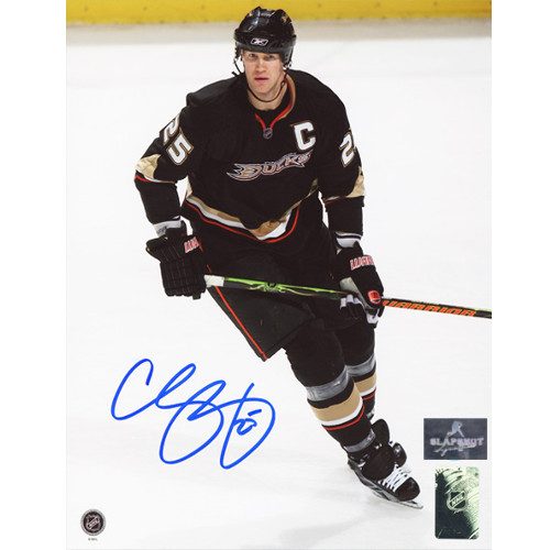 Chris Pronger Anaheim Ducks Signed Photo 8X10