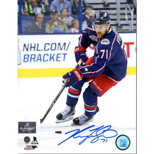 Nick Foligno Columbus Blue Jackets Signed 8x10 Photo