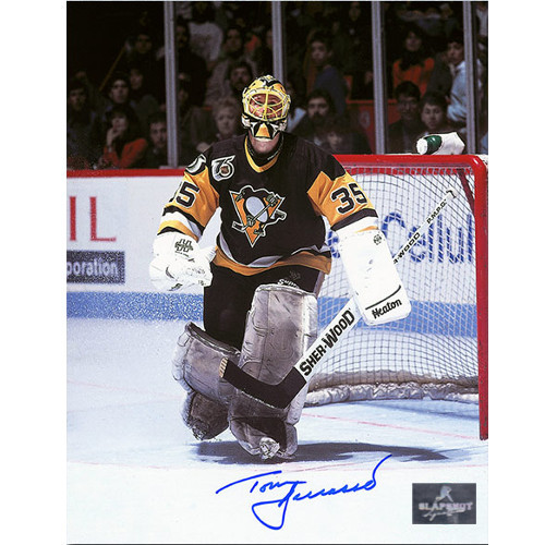 Tom Barrasso Pittsburgh Penguins Signed 8X10 Photo