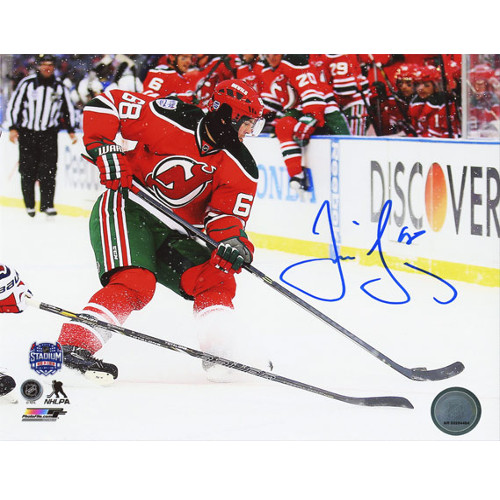 Jaromir Jagr New Jersey Devils Signed 8X10 Photo