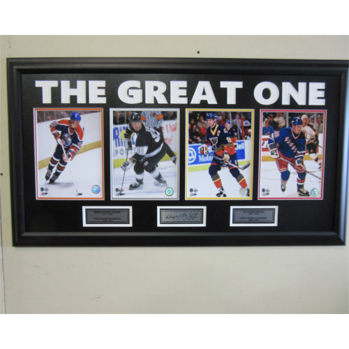 Wayne Gretzky Edmonton Oilers Unsigned Career Collage Framed Photo