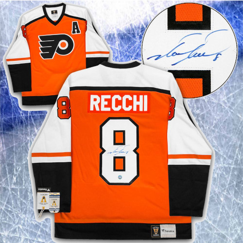 Mark Recchi Philadelphia Flyers Signed Fanatics Vintage Hockey Jersey