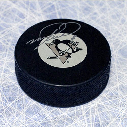 Mark Recchi Signed Puck-Pittsburgh Penguins Signed Hockey Puck