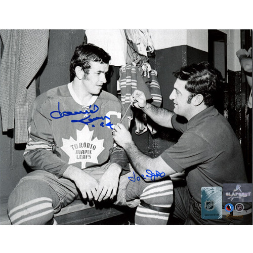 Dave Keon and Joe Sgro Toronto Maple Leafs Dual Signed New Captain 8x10 Photo