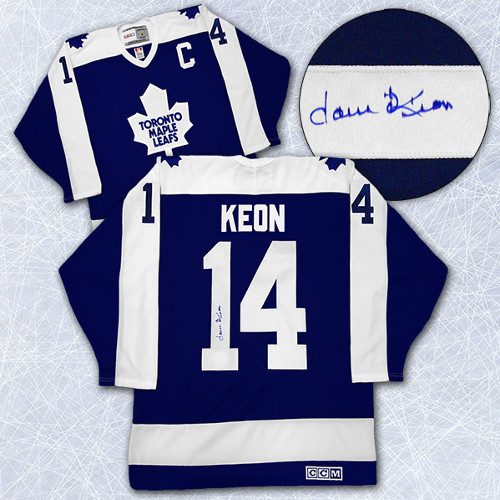 Dave Keon Toronto Maple Leafs Autographed Captain Retro CCM Hockey Jersey