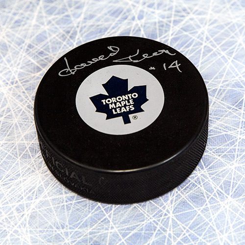Dave Keon Autographed Puck Toronto Maple Leafs Captain Era