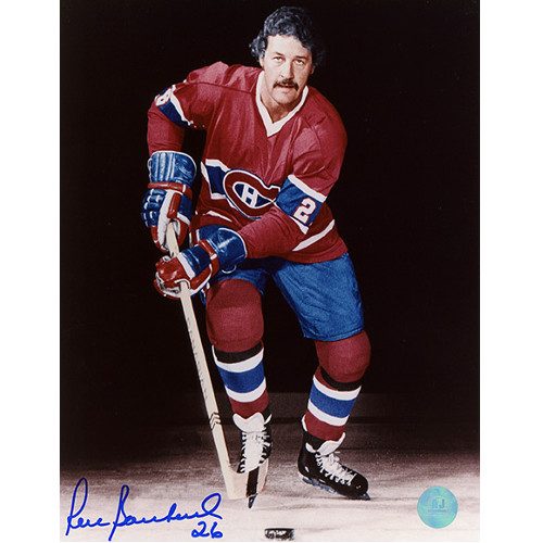 Pierre Bouchard Montreal Canadiens Autographed 8x10 Photo