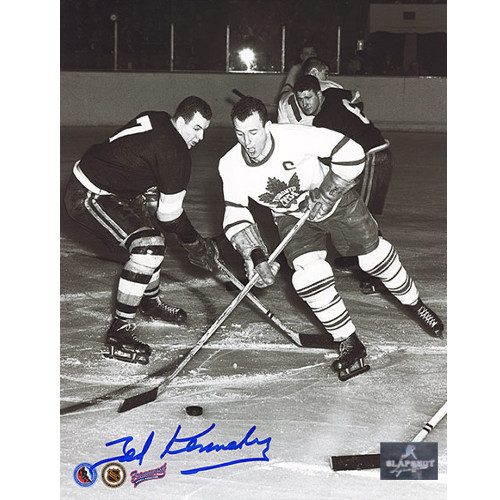 Teeder Kennedy Toronto Maple Leafs Autographed Vintage Action 8x10 Photo
