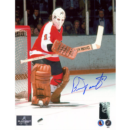 Bernie Parent Goalie Philadelphia Flyers Signed Photo 8x10