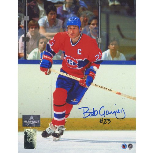 Bob Gainey Captain Signed Photo-Montreal Canadiens 8x10