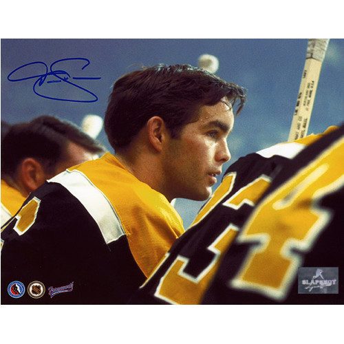 Derek Sanderson Boston Bruins Rookie Bench Signed Photo 8x10