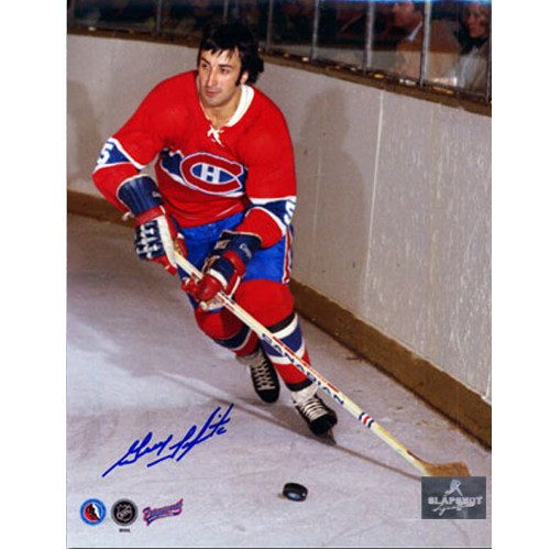 Guy Lapointe Montreal Canadiens Signed Action Photo 8x10