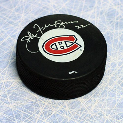 John Ferguson Signed Puck-Montreal Canadiens Hockey Puck