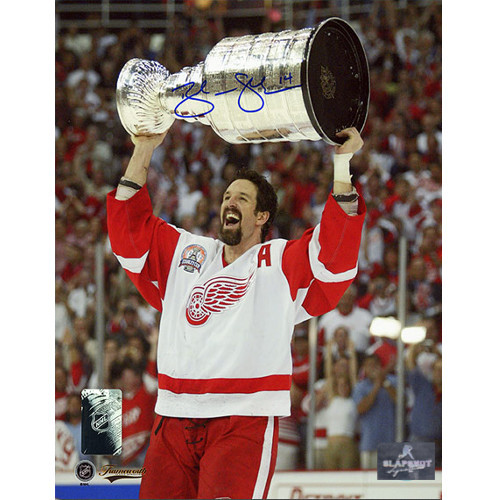 Brendan Shanahan Stanley Cup Signed Photo-Detroit Red Wings 8x10