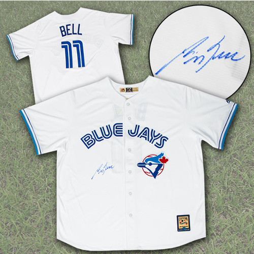 George Bell Signed Jersey-Toronto Blue Jays Retro Jersey