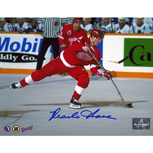 Mark Howe Autographed Photo-Detroit Red Wings 8x10 Photo