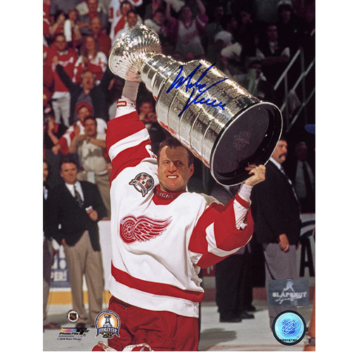Mike Vernon Stanley Cup Signed Photo-1997 Detroit Red Wings 8x10