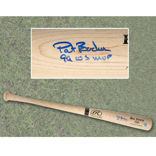 Pat Borders Toronto Blue Jays Autographed Bat Rawlings MLB Baseball Bat