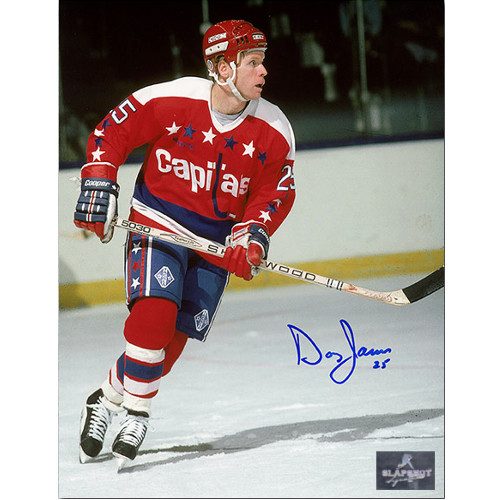 Doug Jarvis Washington Capitals Autographed Skating 8x10 Photo