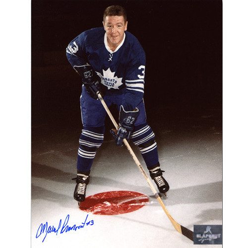 Marcel Pronovost Toronto Maple Leafs Signed On Ice 8x10 Photo