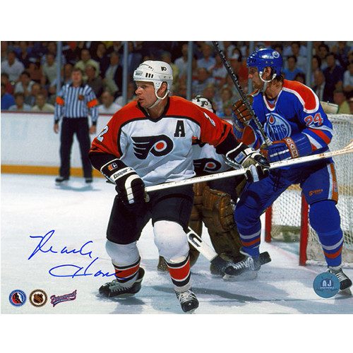 Mark Howe Philadelphia Flyers Autographed Photo 8x10