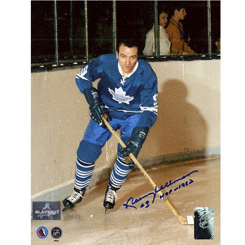 Norm Ullman Toronto Maple Leafs Signed Hockey Legend Photo 8x10