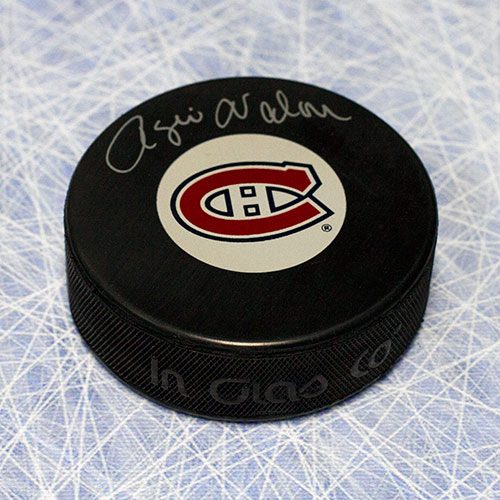 Rogie Vachon Signed Puck-Montreal Canadiens Hockey Puck