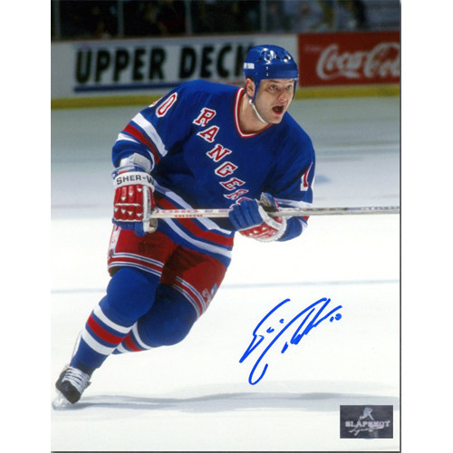 Esa Tikkanen New York Rangers Autographed Action 8x10 Photo